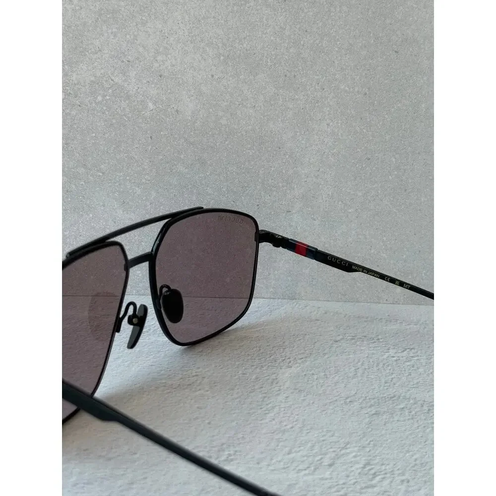 NEW Gucci GG1676S Logo Mirror Unisex Aviator Sunglasses